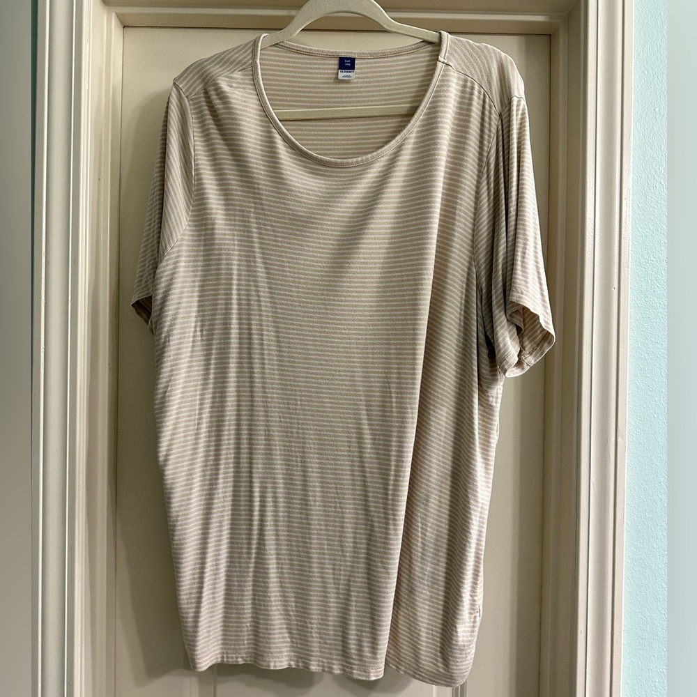 Old Navy Luxe Striped Shirt sz XXL